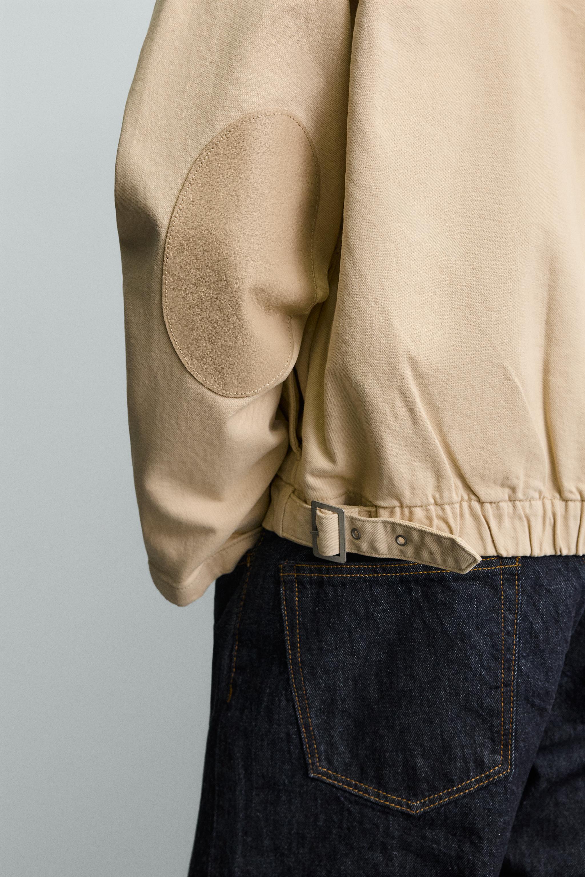 VESTE EN JEAN COL COMBINÉ